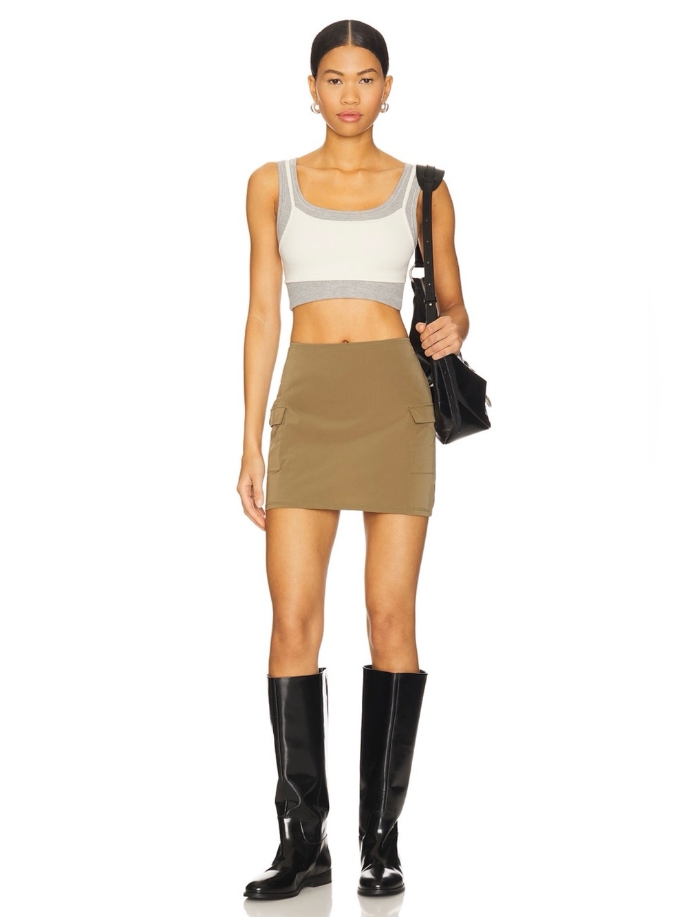 Montce Olive Cargo Mini Skirt – Size M - Picture 10 of 10
